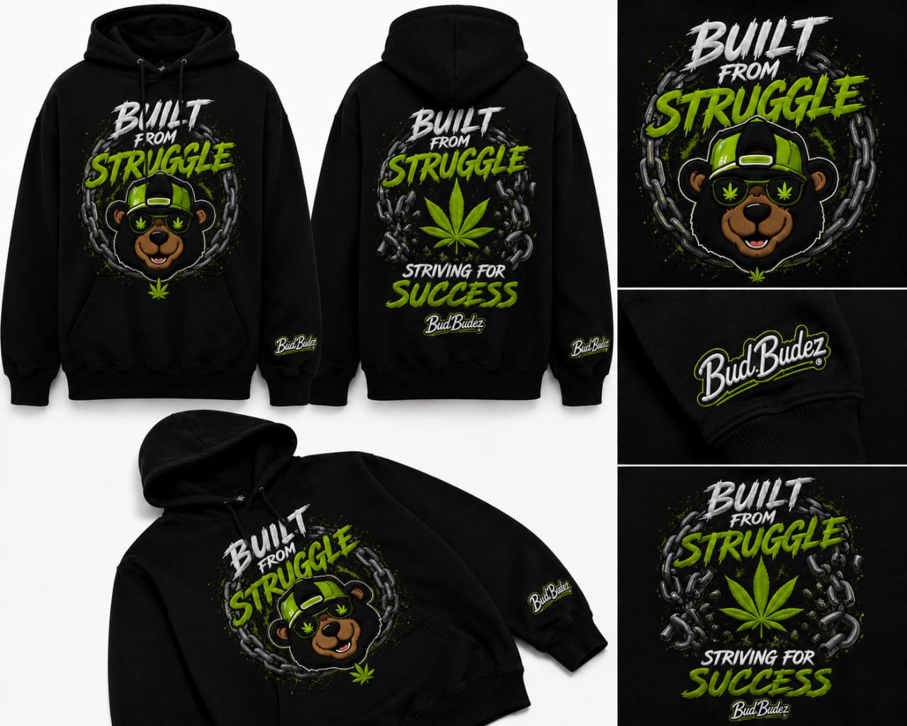 BUILT FROM SMOKE & STRUGGLE HOODIE