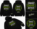SMOKE. CREATE. REPEAT. HOODIE